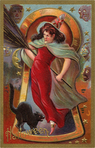 Vintage Halloween Postcard: Halloween