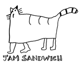 Folk Art Cat: Jam Sandwich PDF