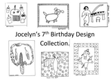 Jocelyn Birthday Rug Hooking Kits 26 designs