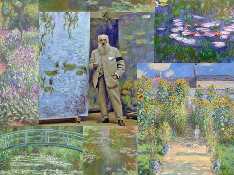 Designing Like…  Claude Monet!!  Zoom Workshop July 2022