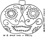 Sugar Pumpkin Skull - If I only had a Brain - Kits