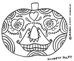 Sugar Pumpkin Skull - Raggety Pulpy - Kits