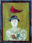 Nancy Thomas Pattern - BIRD ON HAT -