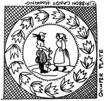Quimper Plate