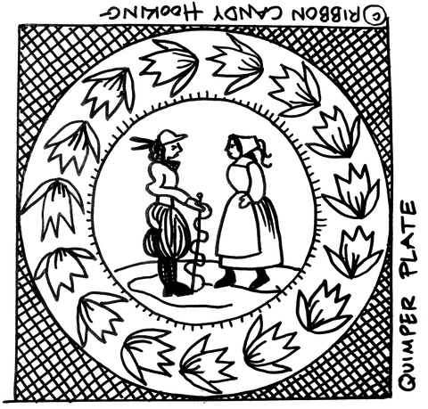 Quimper Plate