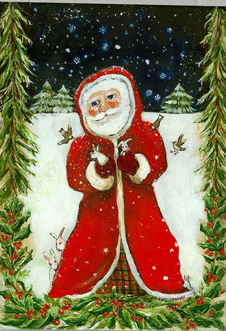 Nancy Thomas Pattern - SANTA AND BIRDS -