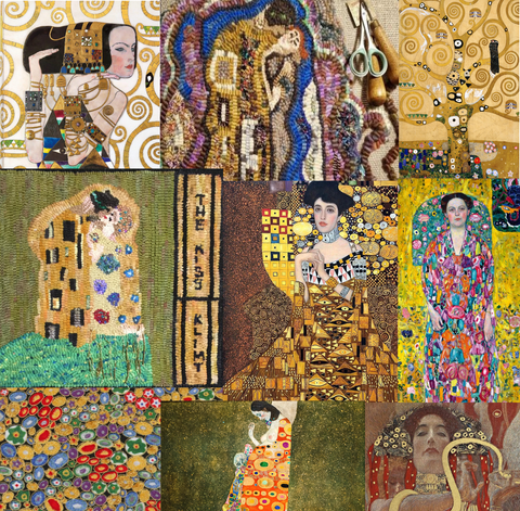 DESIGNING LIKE GUSTAV KLIMT, Zoom workshop Dec/Jan 2021/2022