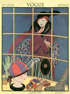 Vintage Vogue Cover: Nov 1914