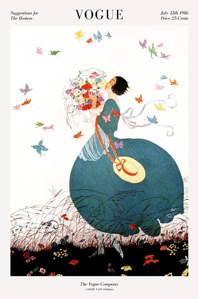 Vintage Vogue Cover: Jul 15th 1916