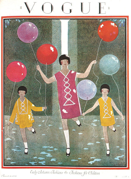 VOGUE 壁掛け 1924 アンティーク ヴィンテージ 雑誌 表紙 木製 Vogue1924Aug_600x600.jpg?v=