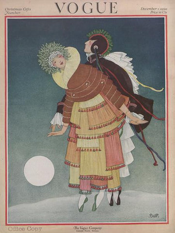 Vintage Vogue Cover: Dec 1920