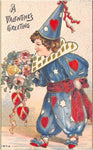 Vintage Valentine Postcard: A Valentine's Greeting