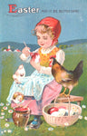Vintage Easter Postcard: Blithesome Eggs