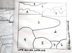 Latch Hook Kit - Summer Cape Cod Abstract Landscape complete kit with new Caron Hook