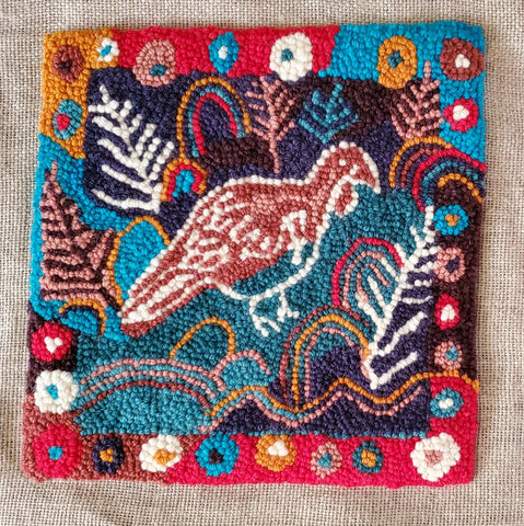 Rug Hooking Monthly Beginner November - Native Tom -
