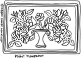 Poirot Flowerpot, Punch Needle Beginners kit