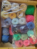 Quimper, yarn sampler, 18 colors