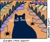 Maud Lewis' Halloween Fluffy