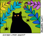 Maud Lewis' Halloween Fluffy