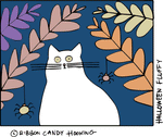 Maud Lewis' Halloween Fluffy