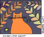 Maud Lewis' Halloween Fluffy