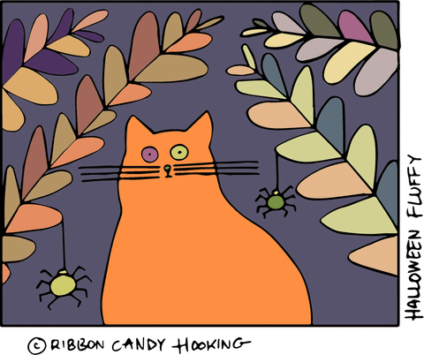 Maud Lewis' Halloween Fluffy