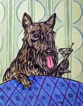 scottish terrier martini