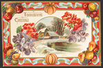 Vintage Thanksgiving Postcard: Thanksgiving Greetings