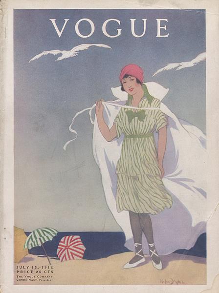 Vintage Vogue Cover: Jul 1912