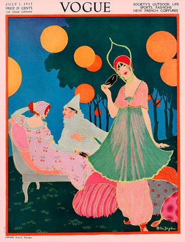 Vintage Vogue Cover: Jul 1913