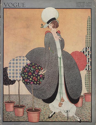 Vintage Vogue Cover: Feb 1914