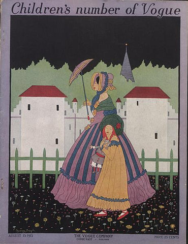 Vintage Vogue Cover: Aug 1915