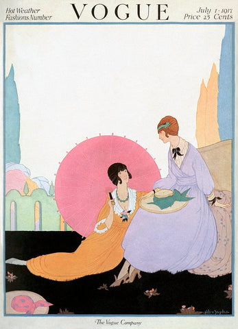 Vintage Vogue Cover: Jul 1917