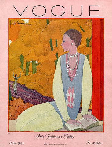 Vintage Vogue Cover: Oct 1925